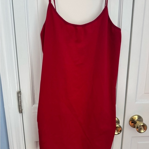 Tops - Simple Red tank top, quality material not flimsy. Perfect for layering or alone!
